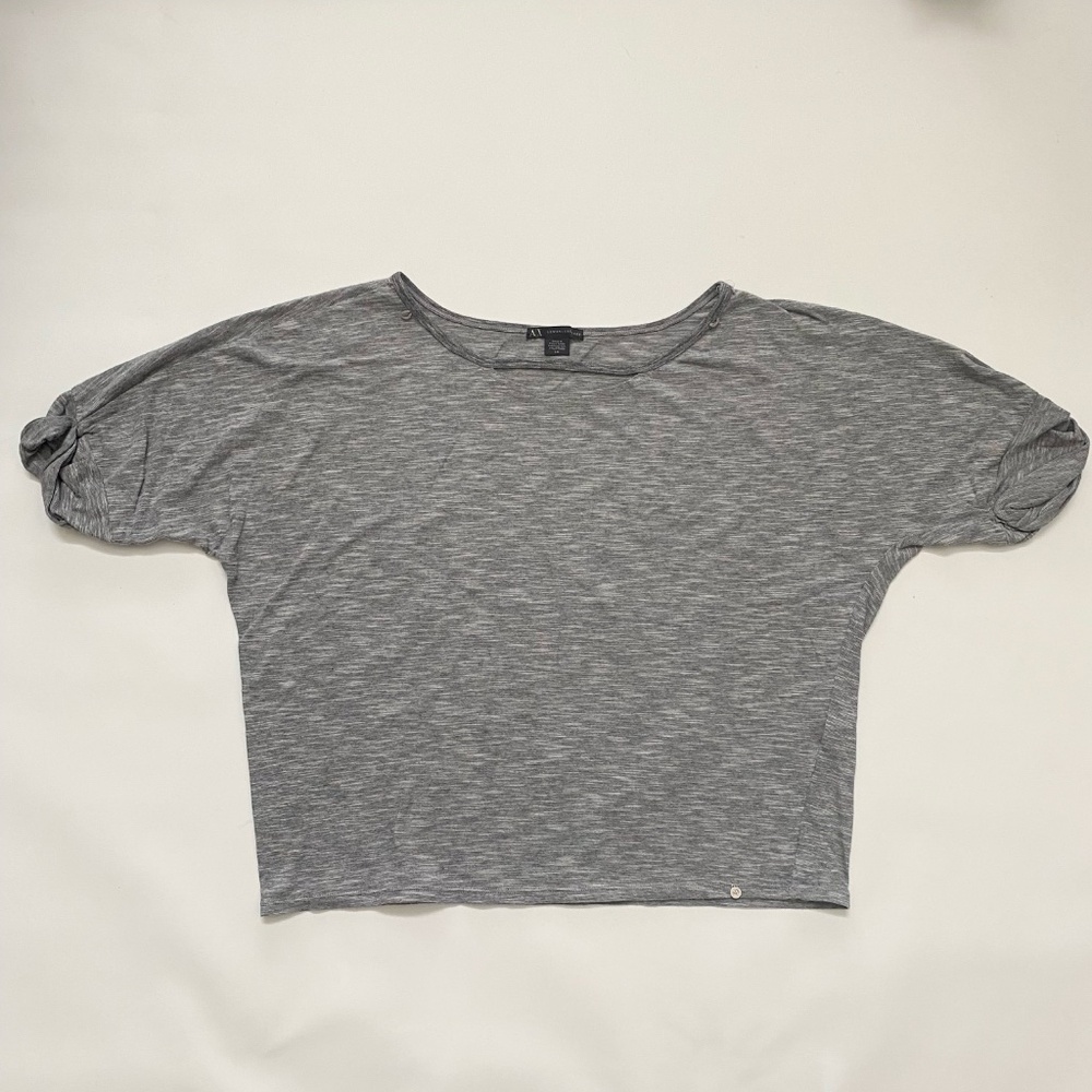 AX Armani Exchange Heathered Blouse, women’s large - Picture 8 of 9